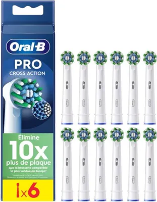 Produktbild von Oral-B Pro CrossAction Aufsteckbürsten elektrische Zahnbürste 12 Oral Dentalcare