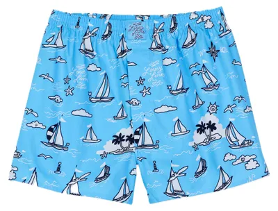Produktbild von Lousy Livin Boxershorts Boats Port Blue L