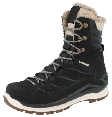 Produktbild von LOWA Calceta EVO GTX Damen Winterstiefel schwarz Veloursleder - Größe: UK 5