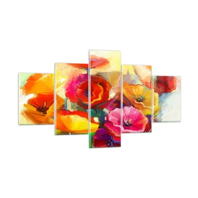 Produktbild von Bilder auf glas - Blumen Frühling Flora Garten - 125x70cm - Glasbilder - Wandbilder - Kunstdruck - zum Aufhängen bereit - Wanddekoration aus Glas - Glas Bilder - Wandbild auf Glas - GEA125x70-2877