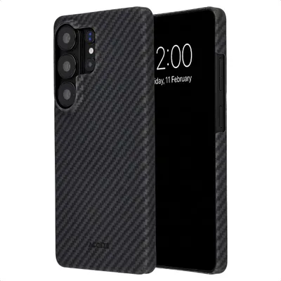 Produktbild von Accezz MagSafe Polyamid® Hülle Samsung Galaxy S26 Ultra - Schwarz