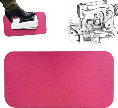 Obrázok produktu pre Protiskluzová podložka pod šijací stroj – zlepšuje priľnavosť – 1 kus – červená – 34 x 17 x 0,8 cm