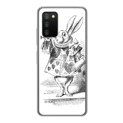 Produktbild von MuchoWow® Handyhülle Schutzhülle Hülle für Samsung Galaxy A03s Alice im Wunderland Silikon Softcase Handy Hülle - Schutz