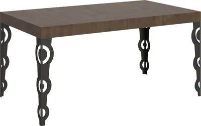Immagine prodotto di ITAMOBY - Tavolo allungabile 160/244x80 cm Karamay noce gambe antracite