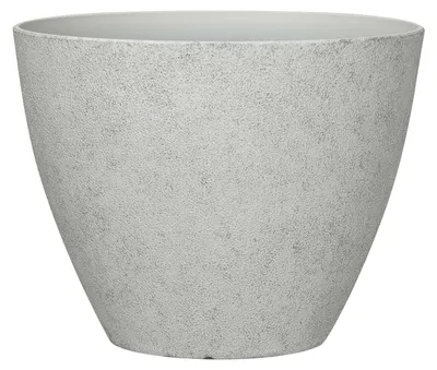 Produktbild von Blumentopf Ø: 30 x H: 24 cm Faux Concrete White, für Innen & Aussen, 11,7 Liter