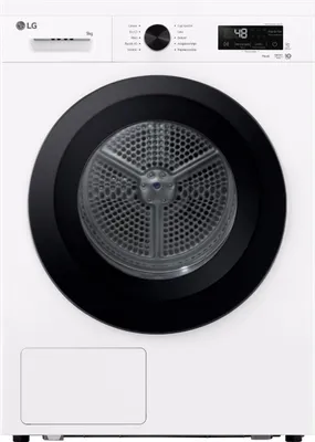 Immagine prodotto di LG RNX1009NWK, A pavimento, Caricamento frontale, Pompa di calore, Bianco, Touch, Girevole, Nero