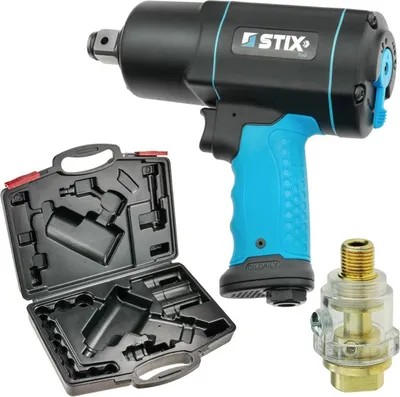 Produktbild von Pneumatischer Schlagschrauber 2200Nm STIX STT-22 3/4" mit Durchlauföler und Transportkoffer