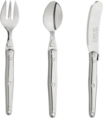 Image de Couverts enfants 3 pièces - Jean Dubost - L0032344L06311 - laguiole inox