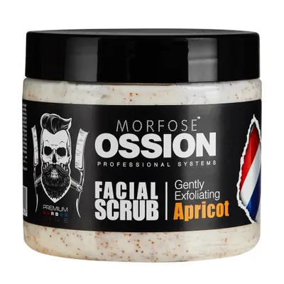 Produktbild von Morfose Ossion Facial Scrub Apricot 400 ml – Gesichtspeeling mit Aprikosenextrakt