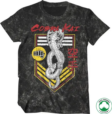 Produktbild von Cobra Kai Punch Patch Organic T-Shirt - Small - VintageWhite