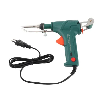 Zdjęcie produktu dla 60W ręczny pistolet lutowniczy z wewnętrznym podgrzewaniem lutownica elektryczna narzędzie do spawania drutem cynowym - łatwa obsługa jedną ręką