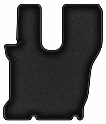 Imagen del producto de Alfombrilla conductor de moqueta para Volvo FM I 1998-2001 (comercial) – 1 pieza, negra, a medida – Wielganizator DURBAN