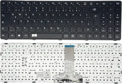 Produktbild von DEUTSCHE - Schwarz Tastatur Keyboard kompatibel für Lenovo Ideapad 100-15IBD (80QQ)