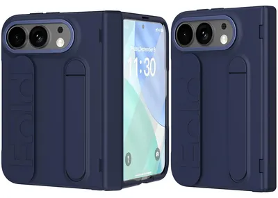 Obrázek produktu pro Pouzdro s popruhem na Apple iPhone Duo vestavěnou ochranou displeje, stojánkem a ochrana pantu modré