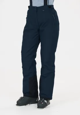 Image de Pantalon de ski Whistler modèle Drizzle, avec membrane déperlante, couleur bleu marine, taille 46