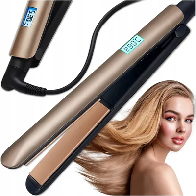 Produktbild von MEMFLOW Glätteisen Keramik Keratin Protect 45W LCD 160–230°C Ionisierung
