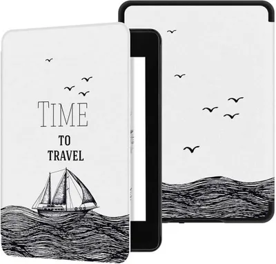 Immagine prodotto di Custodia intelligente per Kindle Paperwhite 4 (Tempo di viaggiare)