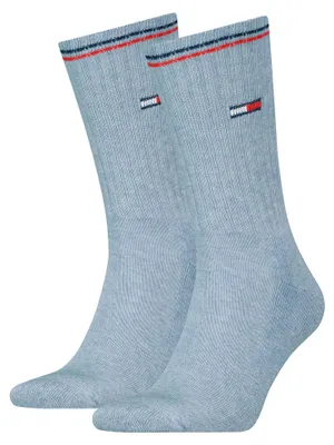 Produktbild von Tommy Hilfiger Uni Socken, gerippt, blau, Größe 39-42 EU