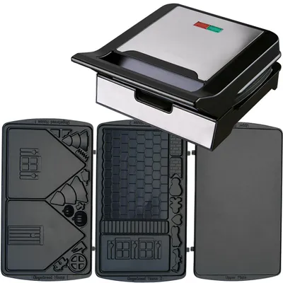 Immagine prodotto di Syntrox Multimaker Gingerbread Maker MM-1400W Gusto con un set di piastre intercambiabili