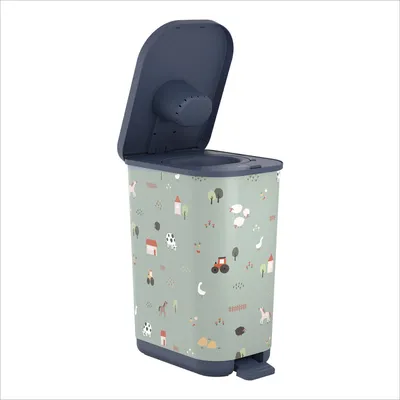 Produktbild von Rotho Babydesign Yuma, Eimer für trockene Windeln, Beige, Schwarz, Blau, Grün, Weiß, Gelb, Kunststoff, Abbildung, 285 mm, 400 mm