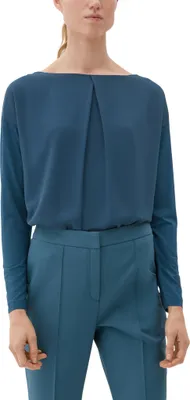 Produktbild von s.Oliver Damen Chiffon Langarmbluse