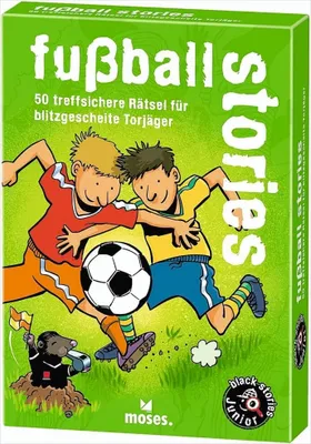 Produktbild von moses Verlag BLACK STORIES JUNIOR FUSSBALL EDITION FUSSBALL