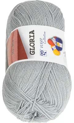 Productafbeelding van Garen GLORIA - 50 gram, 305 meter - Grijs