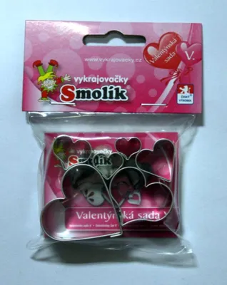 Obrázek produktu pro vykr.NR 0766 VALENTÝN V., sada-6ks_EXTPLASTIMEX
