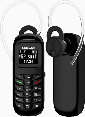 Produktbild von L8star Bm70 Mini Mobiltelefon Bluetooth Cell Wireless Headset Dialer Gtstar Schwarz