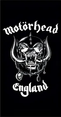 A black background with the Motörhead logo and the word 'England' in white text.