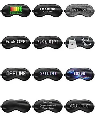 Zdjęcie produktu dla Maska do spania podróżna miękka na oczy opaska relaks drzemka emoji