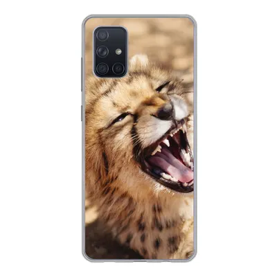 Produktbild von MuchoWow® Handyhülle Schutzhülle Hülle für Samsung Galaxy A51 5G Gepard - Tier - Nahaufnahme Silikon Softcase Handy Hülle - Abbildung