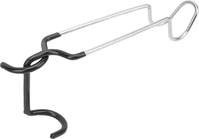 Produktbild von Campinglampe-Haken – Edelstahl-Flaschenhalter – Zeltstange-Haken mit Gummiüberzug – Praktisch für Outdoor-Aktivitäten