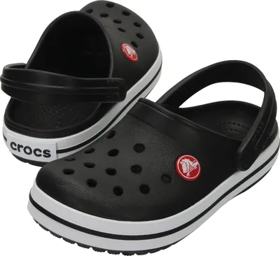 Zdjęcie produktu dla Crocs Toddler Crocband Clog Sandały Black 19-20