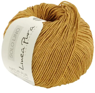 Produktbild von Lana Grossa - Solo Lino 0070 senfgelb