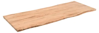 Produktbild von Tischplatte Baumkante 350 x 120 cm massiv Akazie Natur LUZERN
