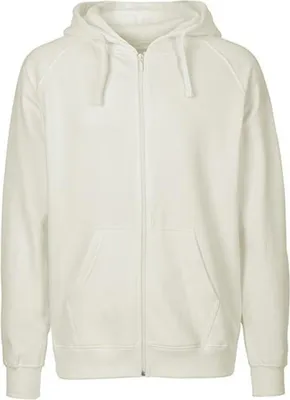 Produktbild von Neutral O63301 | Herren Zip Hoodie Kaputzenjacke / 100% Fairtrade-Baumwolle - Farbe: Nature - Größe: XXL