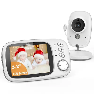 Obrázek produktu pro Dětská chůvička, dětská chůvička s kamerou 3,2" digitální bezdrátová TFT LCD bezdrátová, LCD bezdrátová video chůvička s digitální kamerou