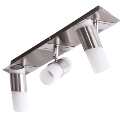 Produktbild von LED Deckenleuchte chrom, bewegliche Strahler, L 38cm