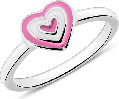 Produktbild von Kinder Ring Herz von Unique aus Sterlingsilber