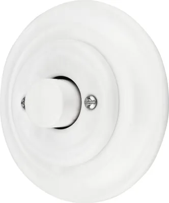 Produktbild von Unterputz Porzellan Retro LED Drehdimmer I PR1 weiß