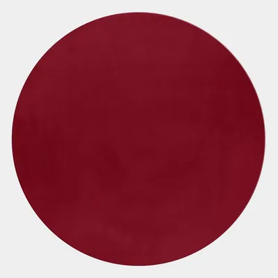 Produktbild von Ayyildiz Moderne Designer-Teppiche Rot 120 cm rund Hochflorteppich, Wohnzimmerteppich, Baumwollrücken