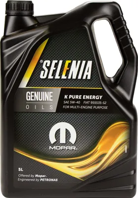 Produktbild von Petronas Selenia K Pure Energy Motoröl 5W40 5 Liter C3 SN/CF Fiat 9.55535-S2