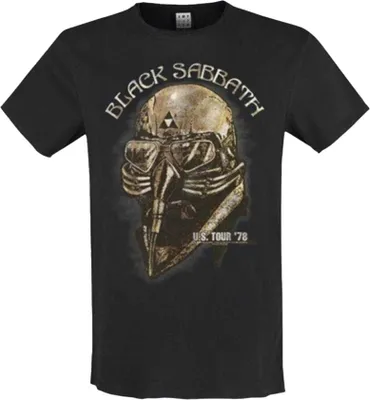 Immagine prodotto di Black Sabbath - Maglietta "Gold Tour 78" per uomo/donna Unisex PH4791 (XL) (Grigio)
