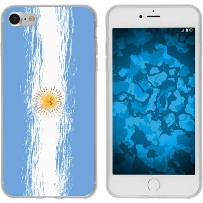 Produktbild von PhoneNatic Case kompatibel mit Apple iPhone 7 / 8 / SE 2020 Silikon-Hülle WM Argentinien M1