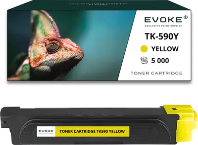 Image de Toner pour Kyocera TK590Y-590Y TK590Y jaune (yellow) | Remplacement pour M6026cdn M6526cdn P6026cdn