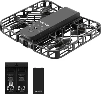 Obrázek produktu pro HOVERAir X1 Combo, 4 rotory/rotorů, 2704 x 1520 px, 7 m/s, 1050 mAh, Černá