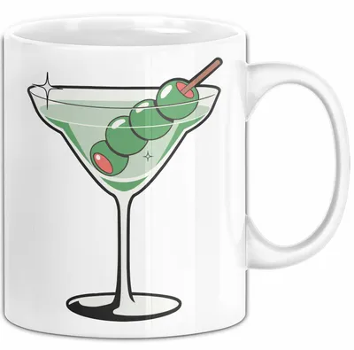 Produktbild von Cocktail Liebhaber Tasse Geschenkidee für Mixologie Fan (Weiß)