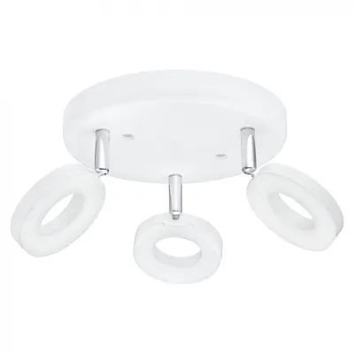 Obrázek produktu pro EGLO 75203, Bodové světlo na lištu, 3 žárovek, LED, 11,4 W, 3000 K, Bílá, Chrom