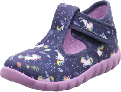 Produktbild von Fischer Markenschuh Mädchen Hausschuh Flexi lila